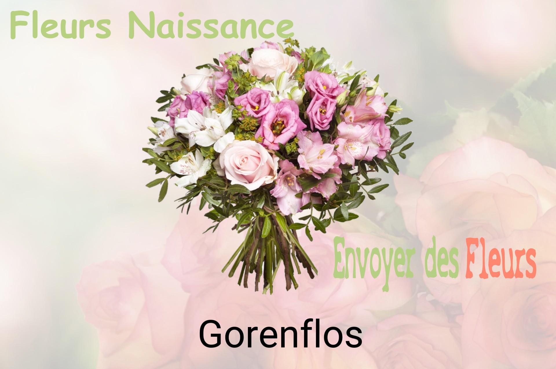 Bouquet de fleurs de naissance livré à Gorenflos